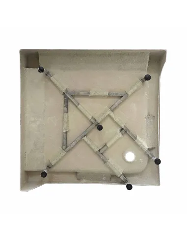 Низкий душевой поддон Lidz Kapielka ST80x80х14, квадратный - 3