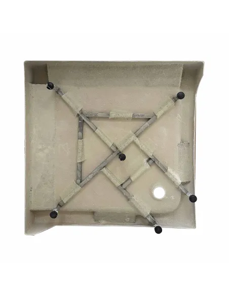 Низкий душевой поддон Lidz Kapielka ST80x80х14, квадратный - 3