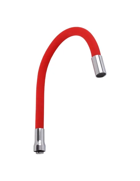 Вилив гнучкий для змішувача Globus Lux GLR-RED-55, червоний - 1
