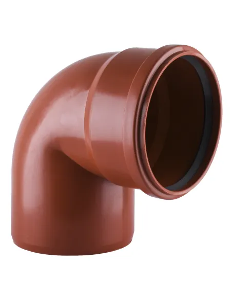 Коліно для зовнішньої каналізації VS Plast 160 х 160 х 90 - 1