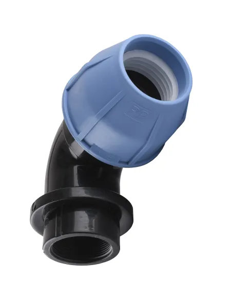 Колено соединительное ПНД VS Plast ВР 63 х 2 дюйма - 2