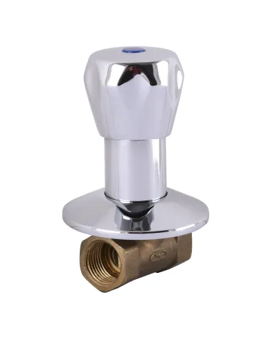 Кран кульовий прямий під замуровку Solomon S3061 ВР 1/2 дюйма - 2