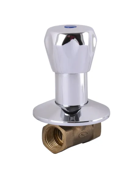 Кран кульовий прямий під замуровку Solomon S3061 ВР 1/2 дюйма - 2