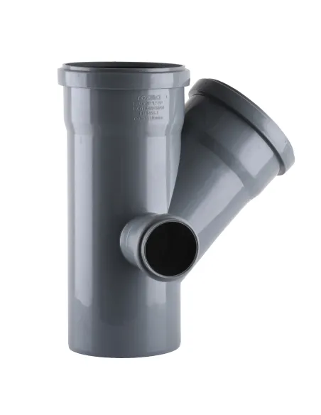 Крестовина для внутренней канализации VS Plast 110 х 110 х 45 с отводом 50 х 90, левая - 1