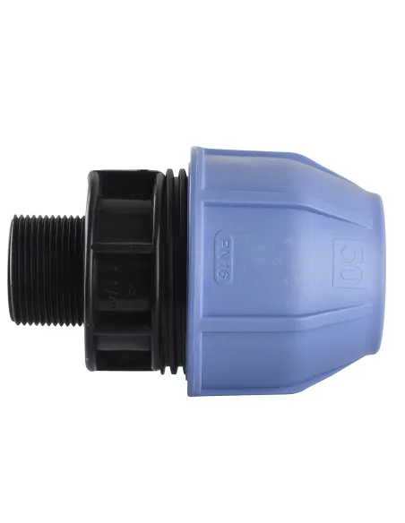 Муфта соединительная ПНД VS Plast ПНД НР 50 х 1 1/4 дюйма - 1