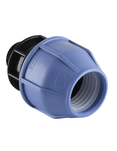 Муфта соединительная ПНД VS Plast ПНД НР 50 х 1 1/4 дюйма - 2