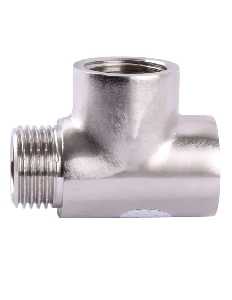 Тройник никелированный Solomon 8202 ВВН 1/2 дюйма - 2