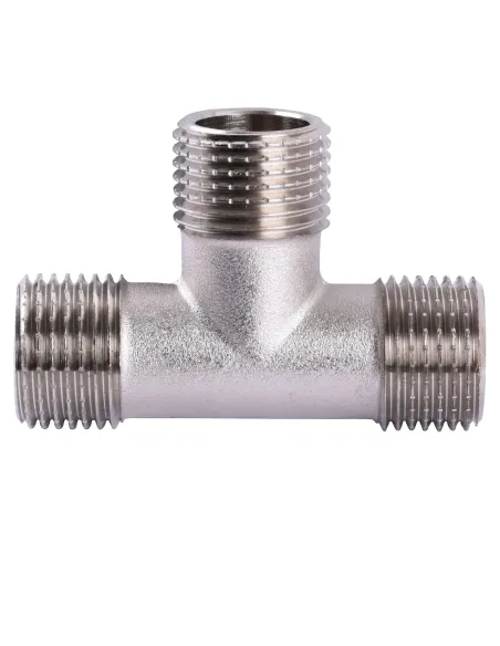 Трійник нікельований Solomon 8202 ПНН 1/2 дюйма - 1