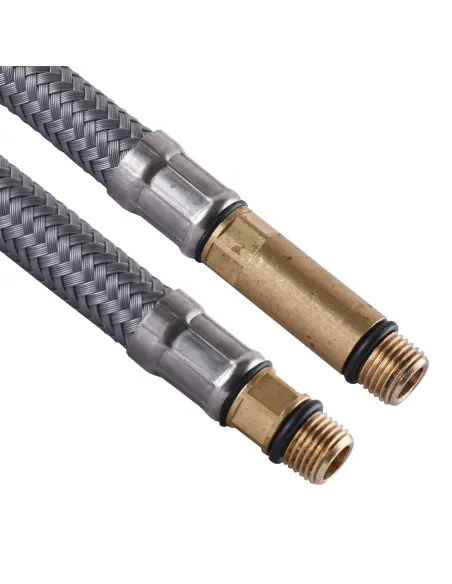 Шланг для смесителя Tucai TAQ GRIF AСB 207414 М10х3/8 дюйма, короткий, 0,5 м, антикоррозийный, пара - 1