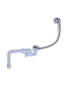 Сифон для ванни Waterstal А-28089 регульований з переливом та гнучкою трубою - 1