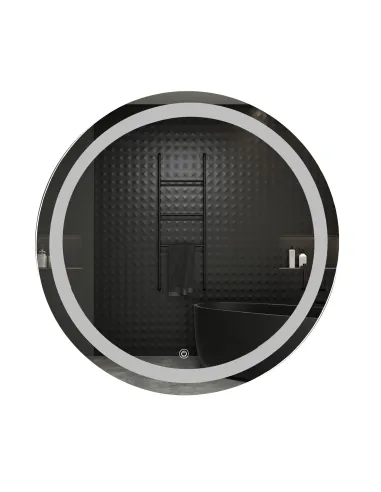 Зеркало для ванной комнаты Unio MRR-09 RND-S 700 x 700 LED FL c сенсором - 4