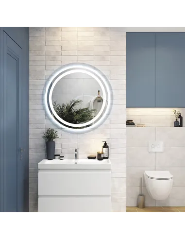Дзеркало для ванної кімнати Unio MRR-09 RND-S 700 x 700 LED FL з сенсором - 5