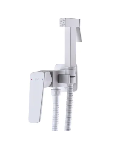 Смеситель гигиенический Topaz Lexi TL 21106-H57-W белый матовый - 4