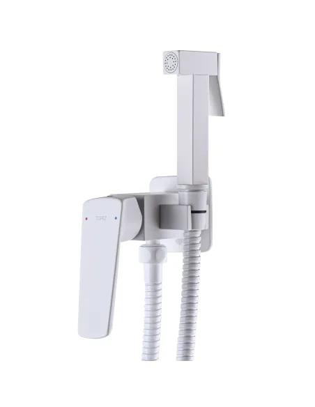 Гігієнічний змішувач Topaz Lexi TL 21106-H57-W білий матовий - 4