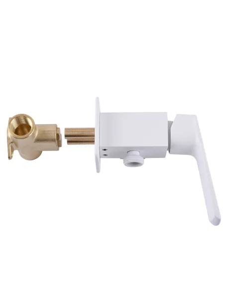 Гігієнічний змішувач Topaz Lexi TL 21106-H57-W білий матовий - 5