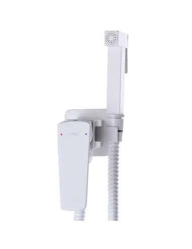 Гігієнічний змішувач Topaz Lexi TL 21106-H57-W білий матовий - 6