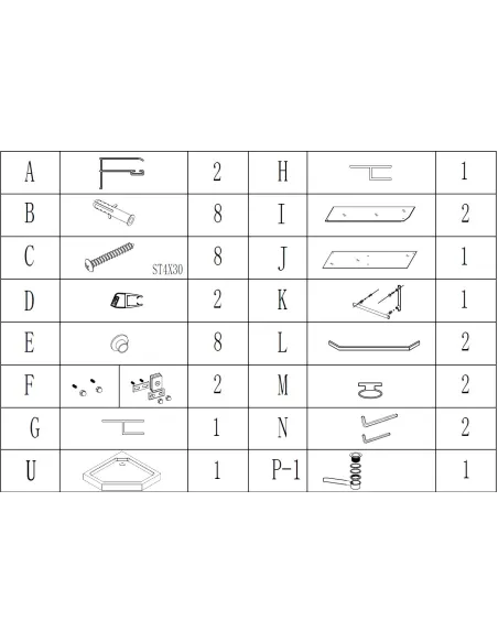 Душевая кабина с низким поддоном Bravo RABA 90ВТ - 4