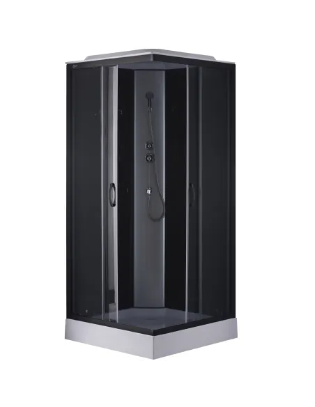 Гідробокс з низьким піддоном Bravo NIDA L90В з душовим набором, піддон 13 см - 1 Гідробокс з низьким піддоном Bravo NIDA L90В з душовим набором, піддон 13 см - 1