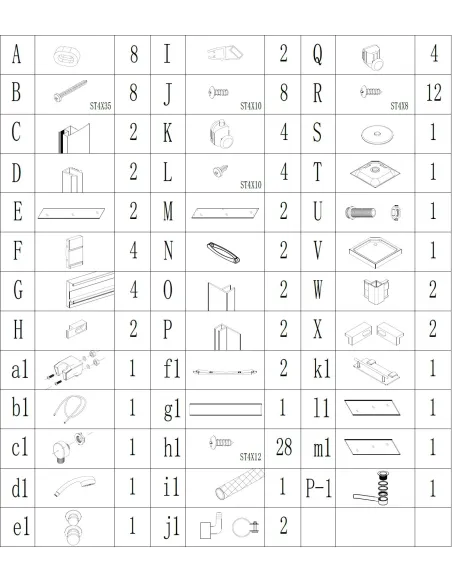 Гідробокс з низьким піддоном Bravo NIDA L90В з душовим набором, піддон 13 см - 3 Гідробокс з низьким піддоном Bravo NIDA L90В з душовим набором, піддон 13 см - 3