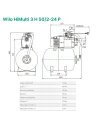 Насосна станція Wilo HiMulti 3 H 50/2-24 P 0.4 кВт, бак 50 літрів - 3