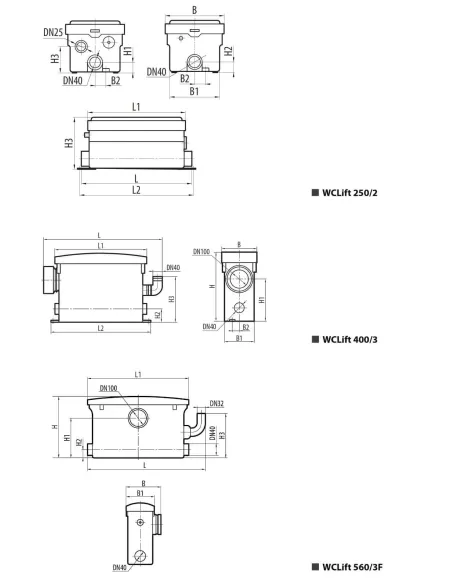 Канализационная установка NPO WCLift 400/3 сололифт - 3