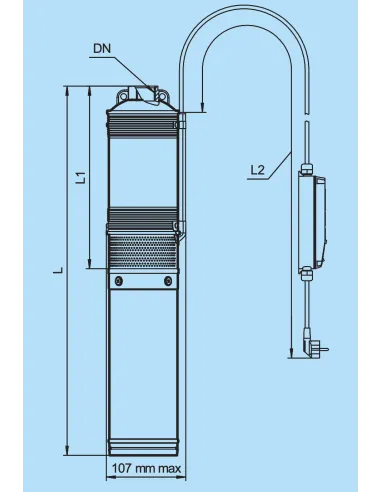 Центробежный скважинный насос NPO FOCUS 2-28, 0.52 кВт - 4