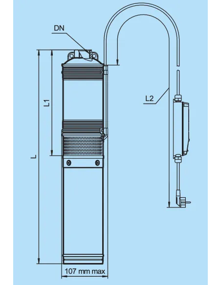 Центробежный скважинный насос NPO FOCUS 2-28, 0.52 кВт - 4