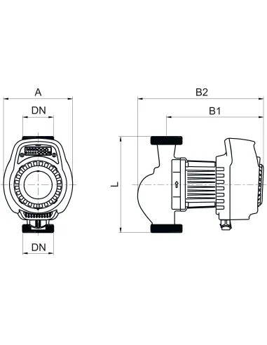 Циркуляционный насос NPO BPS32-10SM-180 Ecomax, энергосберегающий - 3