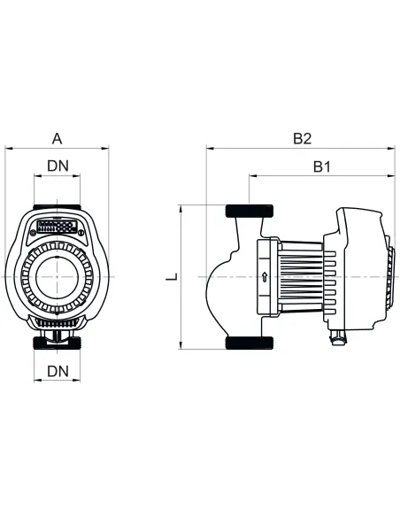 Циркуляционный насос NPO BPS32-10SM-180 Ecomax, энергосберегающий - 3