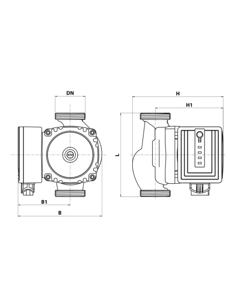 Циркуляционный насос NPO BPS32-8SM-180 Ecomax, энергосберегающий - 5