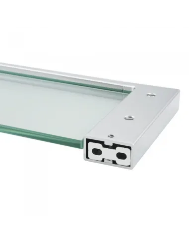 Полка для ванной Venta V163C матовое стекло, хром - 2