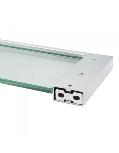 Полка для ванной Venta V163C матовое стекло, хром - 2