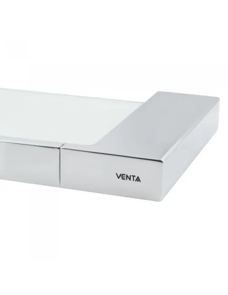 Полка для ванной Venta V163C матовое стекло, хром - 3