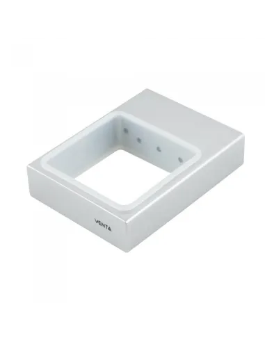 Мыльница Venta V120C настенная, матовое стекло, хром - 3