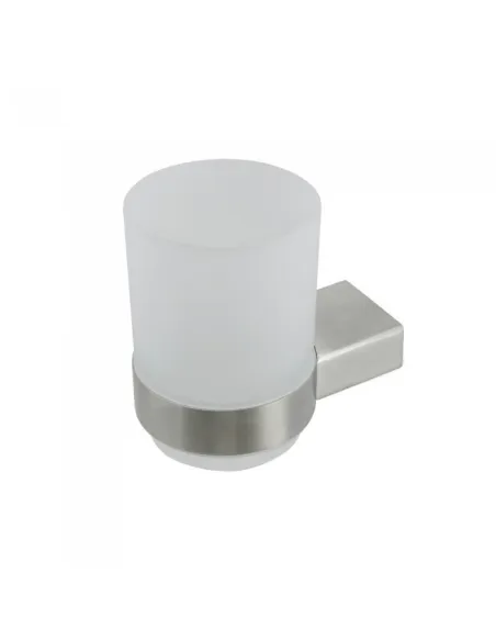 Стакан для ванной Venta V230N настенный, матовое стекло, сатин - 1