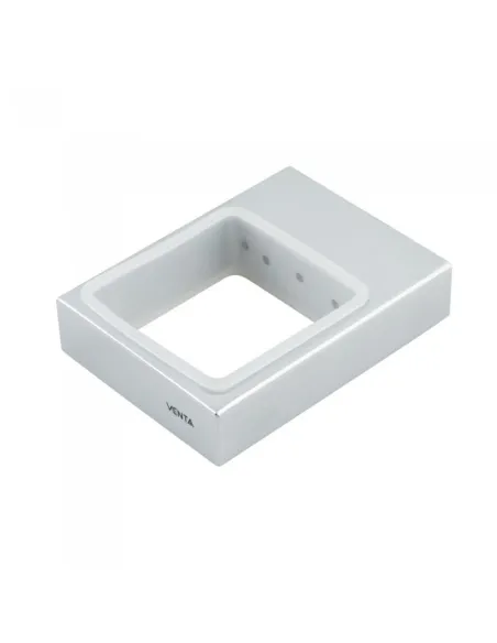 Стакан для ванной Venta V130C настенный, матовое стекло, хром - 3