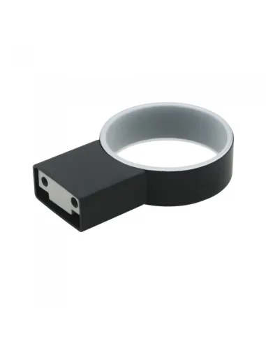 Стакан для ванной Venta V230B настенный, матовое стекло, черный - 3