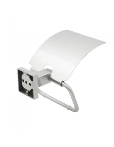 Держатель туалетной бумаги Venta V347N с крышкой, сатин - 3