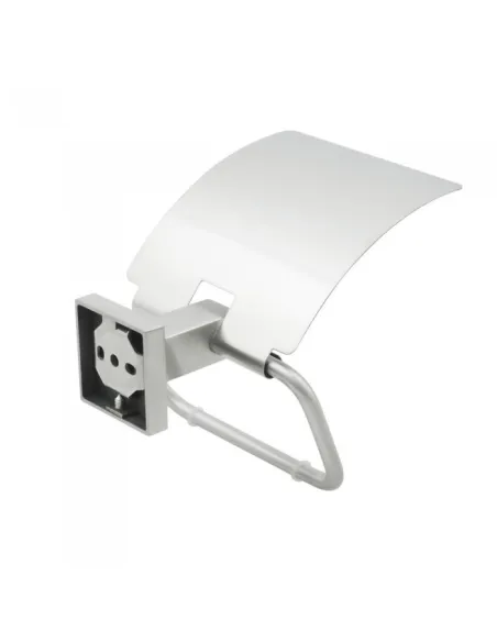 Держатель туалетной бумаги Venta V347N с крышкой, сатин - 3