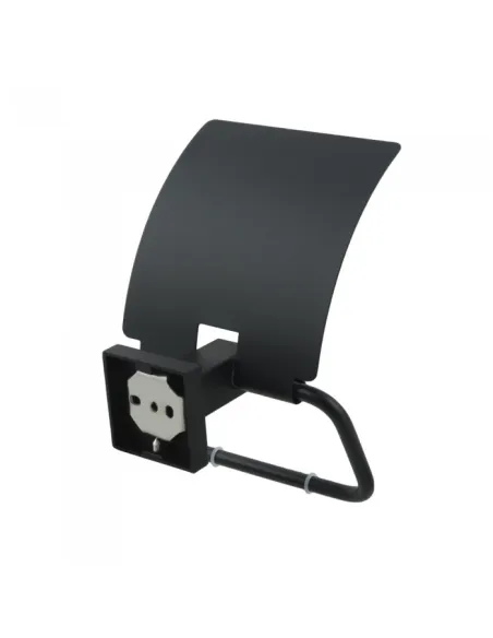 Держатель туалетной бумаги Venta V347B с крышкой, черный - 3