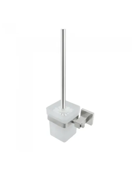 Ершик для унитаза Venta V350N настенный, матовое стекло, сатин - 1