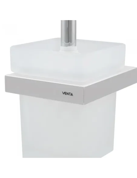 Ершик для унитаза Venta V150C настенный, матовое стекло, хром - 3