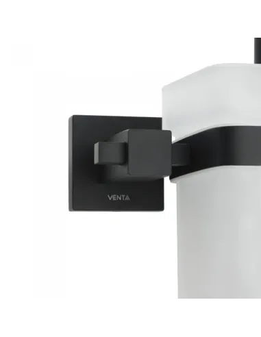 Ершик для унитаза Venta V350B настенный, матовое стекло, черный - 3