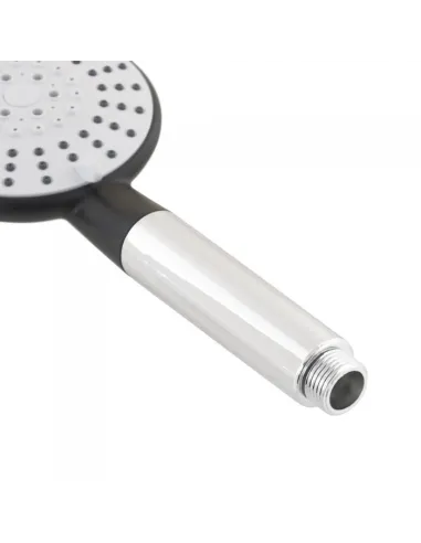 Лейка для душа ручная Venta HS120, пластик, хром, черная - 3