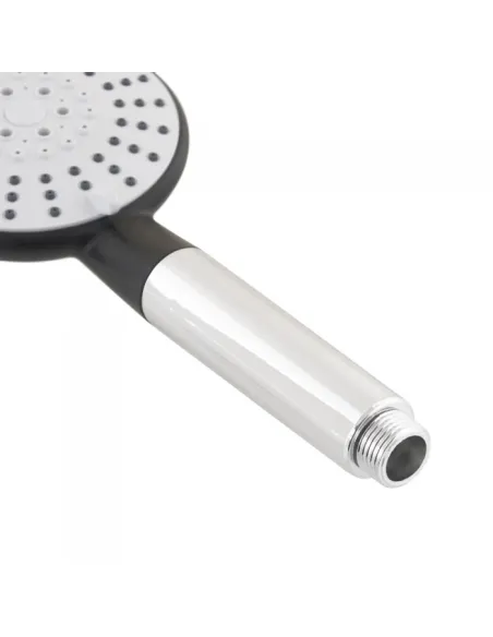 Лейка для душа ручная Venta HS120, пластик, хром, черная - 3