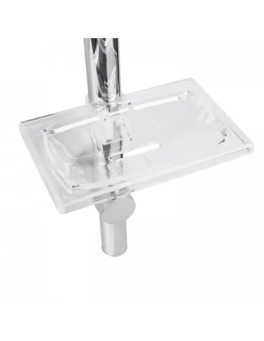 Душова стійка Venta SR615, з мильницею, пластик, хром - 3