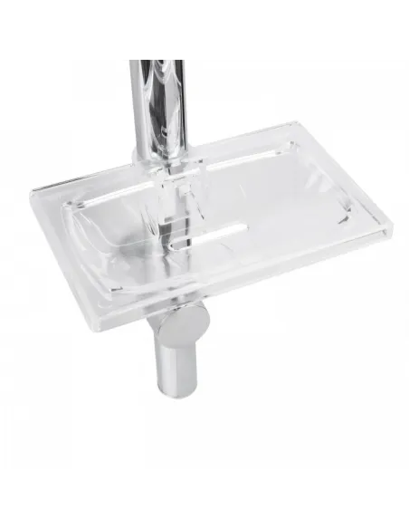 Душова стійка Venta SR615, з мильницею, пластик, хром - 3