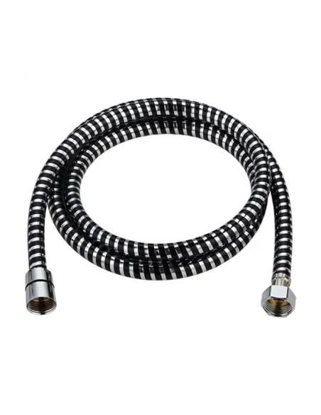 Шланг для душу Venta FH13, нержавіюча сталь, хром, чорний - 1