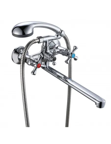 Змішувач для ванни Venta VG325DC, цинковий сплав, хром - 1