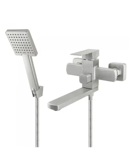 Смеситель для ванны Venta VC302KS, нержавеющая сталь, сатин - 1